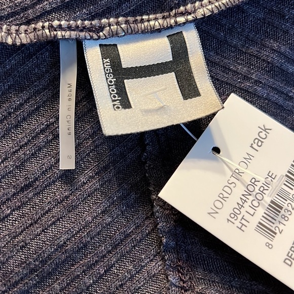 H by Bordeaux BNWOT grey cardigan NEW waterfall open front pockets - Picture 3 of 8